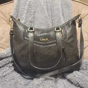 Black coach purse